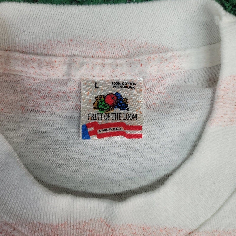 Vintage Rodeo Cowboy Shirt Size Large Single Stitch Made In USA Cattle AOP 90s - Picture 5 of 9